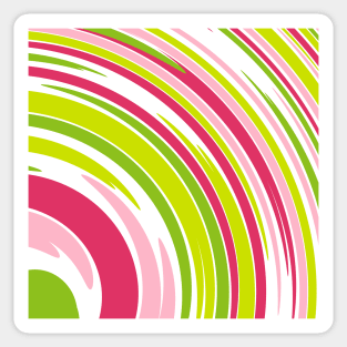 Swirl of Bright Colors Sticker